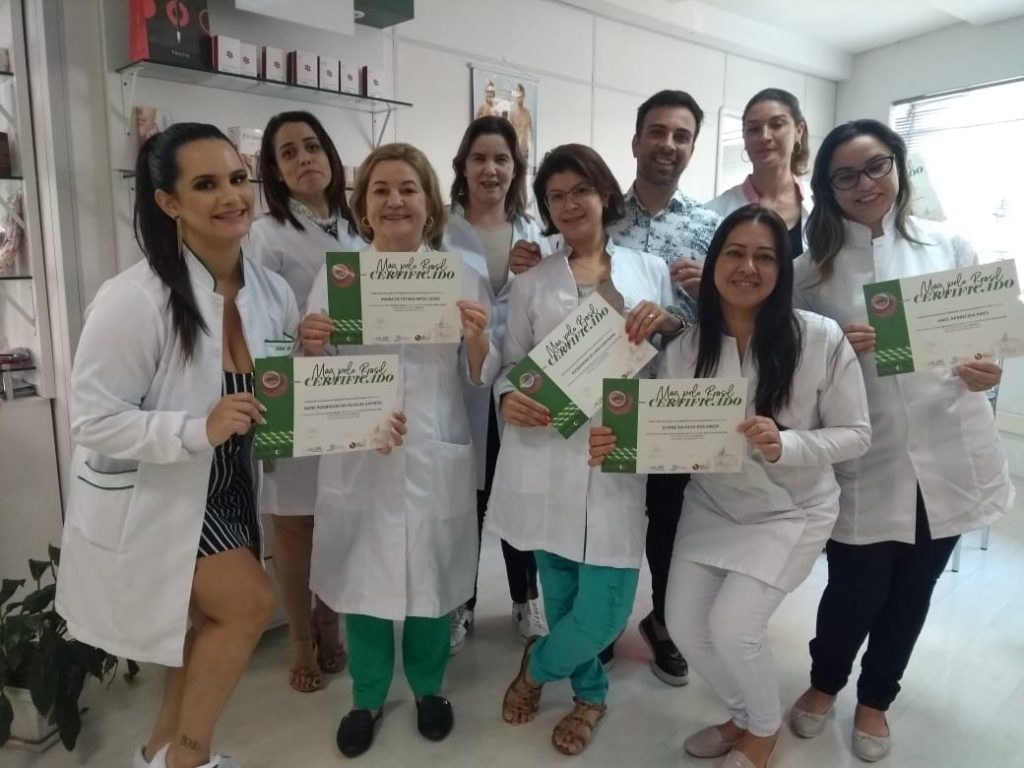 Participando do Curso Peau de Porcelaine